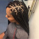 black teen braids