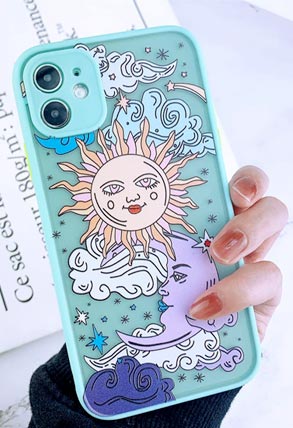 sun and moon phone case for teens