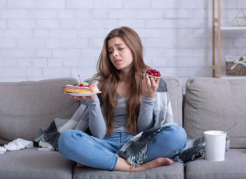 why to teens gain weight stress eating